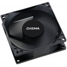 Вентилятор Digma DFAN-80 80x80x25mm 3-pin 4-pin (Molex)23dB 73gr Ret
