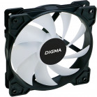 Вентилятор Digma DFAN-FRGB1 120x120x25mm черный 3-pin 4-pin (Molex)23dB 125gr Ret
