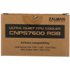 Устройство охлаждения(кулер) Zalman CNPS7600 RGB Soc-AM5/AM4/1151/1200/2066/1700 черный 4-pin 16-27dB Al+Cu 95W 250gr Ret