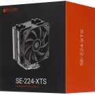 Устройство охлаждения(кулер) ID-Cooling SE-224-XTS Soc-AM5/AM4/1200/1700/1851 серебристый/черный 4-pin 16-29dB Al+Cu 220W 650gr Ret