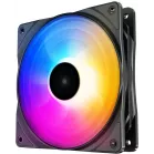 Вентилятор для корпуса Deepcool RF120 FS RGB 120х120x25 черный 4-pin 27дБ (DP-FLED3-RF120-FS) Ret