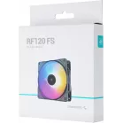 Вентилятор для корпуса Deepcool RF120 FS RGB 120х120x25 черный 4-pin 27дБ (DP-FLED3-RF120-FS) Ret