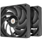 Вентилятор для корпуса Thermaltake Toughfan 12 Pro 120х120x25 черный 4-pin 22.6дБ (упак.:2шт) (CL-F159-PL12BL-A) Ret