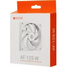 Вентилятор для корпуса ID-Cooling AF-125-W 120х120x25 белый 4-pin 30дБ Ret
