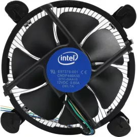 Устройство охлаждения(кулер) Intel E97378 Soc-1151/1200 черный 4-pin 18-38dB Al+Cu 95W 240gr brown box