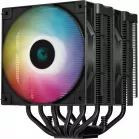 Устройство охлаждения(кулер) Deepcool AG620 Digital Bk ARGB Soc-AM5/AM4/1151/1200/2066/1700 черный/белый 4-pin 29.4dB Al+Cu 260W 1370gr Ret