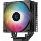 Устройство охлаждения(кулер) Deepcool AG400 Digital Bk ARGB Soc-AM5/AM4/1151/1200/1700 черный 4-pin 31.6dB Al+Cu LCD 220W 636gr Ret (R-AG400-BKADMN-G-1)