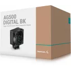 Устройство охлаждения(кулер) Deepcool AG500 Digital Soc-AM5/AM4/1151/1200/1700 черный 4-pin 29.4dB Al+Cu LCD 240W 845gr Ret (R-AG500-BKNDMN-G-2)