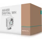 Устройство охлаждения(кулер) Deepcool AK400 Digital Wh Soc-AM5/AM4/1151/1200/1700 белый 4-pin 28dB Al+Cu 220W 695gr Ret