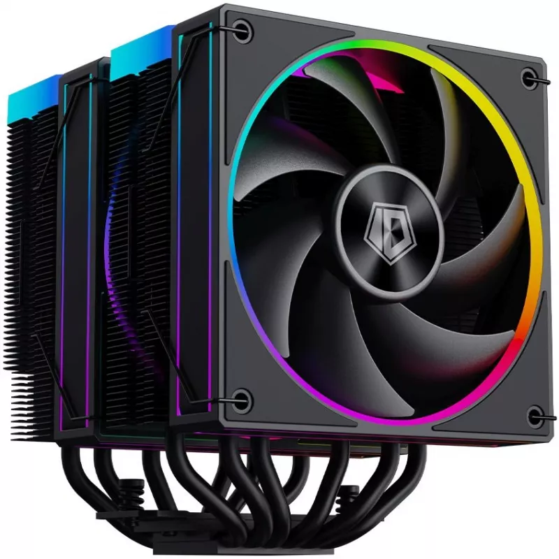 Устройство охлаждения(кулер) ID-Cooling Frozn A620 ARGB Soc-AM5/AM4/1200/1700/1851 черный 4-pin 29.9dB Al+Cu 270W 1200gr Ret (FROZN A620 ARGB)