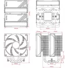 Устройство охлаждения(кулер) ID-Cooling Frozn A620 ARGB Soc-AM5/AM4/1200/1700/1851 черный 4-pin 29.9dB Al+Cu 270W 1200gr Ret (FROZN A620 ARGB)