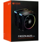 Устройство охлаждения(кулер) ID-Cooling Frozn A620 ARGB Soc-AM5/AM4/1200/1700/1851 черный 4-pin 29.9dB Al+Cu 270W 1200gr Ret (FROZN A620 ARGB)