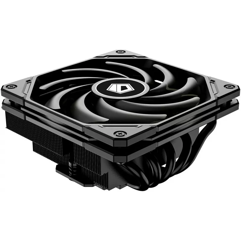 Устройство охлаждения(кулер) ID-Cooling IS-55 Soc-AM5/AM4/1200/1700/1851 черный 4-pin 31.2-31.2dB Al+Cu 125W 450gr Ret (IS-55 BLACK)