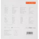 Вентилятор для корпуса ID-Cooling XF-120 ARGB 120х120x25 белый 4-pin 30.5дБ (XF-120-ARGB-W) Ret