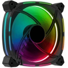 Вентилятор для корпуса Aerocool Astro 12 ARGB 120х120x25 черный 6-pin 17.5дБ (ASTRO 12 ARGB) Ret