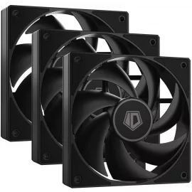 Вентилятор ID-Cooling AF-125-K Trio 120x120x25mm черный 4-pin 14-30dB 170gr Ret