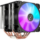 Устройство охлаждения(кулер) Jonsbo CR-2100 RGB черный 4-pin 18.1-29.5dB Al 230W 900gr Ret