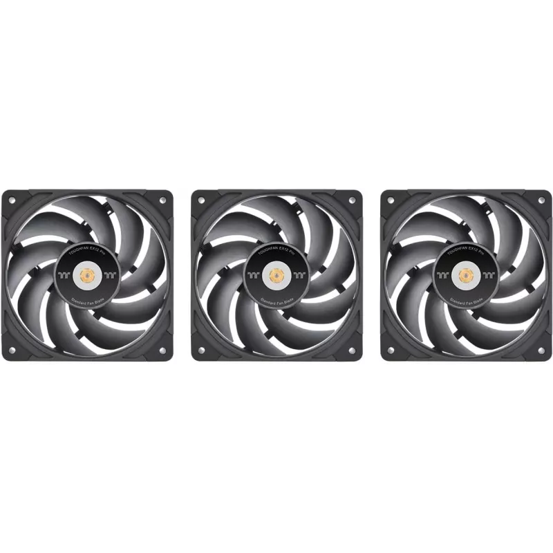 Вентилятор Thermaltake Toughfan EX12 Pro 120x120x25mm черный 4-pin 22.6-29.8dB Ret