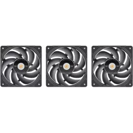 Вентилятор для корпуса Thermaltake Toughfan EX14 Pro Reverse 140х140x25 черный 4-pin 34.1дБ (упак.:3шт) (CL-F172-PL14BL-A) Ret