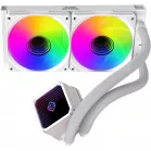 Система водяного охлаждения GMNG GG-LC240ARGB1 ARGB Soc-AM5/AM4/1200/1700/1851 белый 4-pin 22-35dB Al+Cu LCD 260W 1200gr Ret (GG-LC240ARGB1-WH)