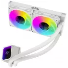 Система водяного охлаждения GMNG GG-LC240ARGB1 ARGB Soc-AM5/AM4/1200/1700/1851 белый 4-pin 22-35dB Al+Cu LCD 260W 1200gr Ret (GG-LC240ARGB1-WH)