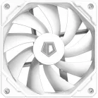 Вентилятор ID-Cooling TF-12025-TRIO ARGB 120x120x25mm белый 4-pin 14-31dB 150gr Ret