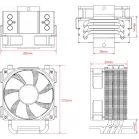 Устройство охлаждения(кулер) ID-Cooling SE-903-XT Basic Soc-AM5/AM4/1151/1200/1700 4-pin 14-26dB Al+Cu 130W 650gr Ret