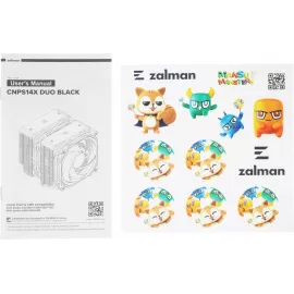 Устройство охлаждения(кулер) Zalman CNPS14X DUO Soc-AM5/AM4/1200/1700/1851 черный 4-pin 29.7dB Al+Cu 270W 1160gr Ret (CNPS14X DUO BLACK)