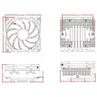 Устройство охлаждения(кулер) ID-Cooling IS-40-XT Soc-AM5/AM4/1151/1200/1700 черный 4-pin 14-35.2dB Al+Cu 100W 290gr Ret