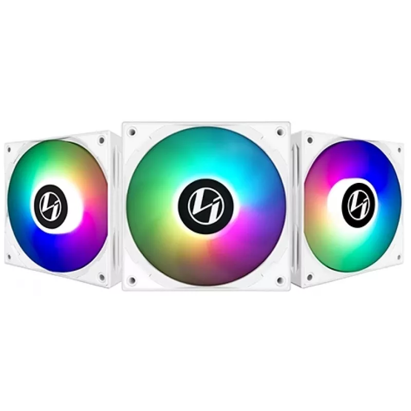 Вентилятор для корпуса Lian-Li ST120 ARGB 120х120x25 белый 4-pin 32.0дБ (упак.:3шт) (G99.12ST3W.00) Ret