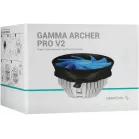 Устройство охлаждения(кулер) Deepcool Gamma Archer Pro V2 Soc-AM5/AM4/1200/1700/1851 черный/синий 4-pin 17.8-21dB Al+Cu 110W 315gr Ret (G-U-ARCHER-ARNNNN-G-2)