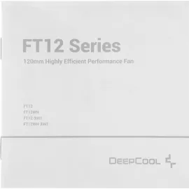 Вентилятор для корпуса Deepcool FT12 120х120x25 черный 4-pin 32дБ (R-FT12-BKWPN1-G) Ret