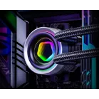 Система водяного охлаждения ID-Cooling FX240 Inf ARGB Soc-AM5/AM4/1200/1700/1851 черный 4-pin 27.2dB Al 300W Ret