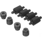 Устройство охлаждения(кулер) PcCooler R300 ARGB Soc-AM5/AM4/1200/1700/1851 черный 4-pin 18-30dB Al+Cu 150W Ret (R300-BKAWYX-US)