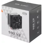 Устройство охлаждения(кулер) PcCooler S93 V2 Soc-AM5/AM4/1200/1700/1851 черный/синий 3-pin 26.4dB Al+Cu 100W 348gr Ret (R3-I210WBKNXX-GL)