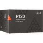 Устройство охлаждения(кулер) PcCooler R120 Soc-1200/1700/1851 серебристый 4-pin 27.8dB Al 95W 191gr Ret (R120-XXNIXX-GL)