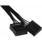 Устройство охлаждения(кулер) PcCooler RT500 Digital Soc-AM5/AM4/1200/1700/1851 черный 4-pin 34.9dB Al+Cu LCD 240W Ret (RT500-BKNWYL-GL)