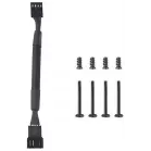 Вентилятор для корпуса Thermaltake Toughfan 14 140х140x25 черный 4-pin 33.2дБ (упак.:2шт) (CL-F085-PL14BL-A) Ret