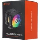 Устройство охлаждения(кулер) ID-Cooling Frozn A620 Pro Se ARGB Soc-AM5/AM4/1200/1700/1851 черный 4-pin 15-27.2dB Al+Cu 260W 1020gr Ret (FROZN A620 PRO SE ARGB)