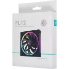 Вентилятор для корпуса Deepcool FL12 ARGB 120х120x25 черный 4-pin 32дБ (R-FL12-BKAPN1-G) Ret