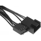 Вентилятор для корпуса Bloody CF-11 LCD ARGB 120х120x25 черный 4-pin 32дБ (упак.:1шт) (CF-11-ARGB120-BK) Ret