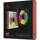 Вентилятор для корпуса Bloody CF-11 LCD ARGB 120х120x25 черный 4-pin 32дБ (упак.:1шт) (CF-11-ARGB120-BK) Ret