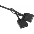 Вентилятор для корпуса Bloody CF-11 LCD ARGB 120х120x25 черный 4-pin 32дБ (упак.:1шт) (CF-11-ARGB120-BK) Ret