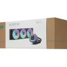 Система водяного охлаждения Deepcool LE360 V2 ARGB Soc-AM5/AM4/1200/1700/1851 черный 4-pin 19-31.6dB Al 250W 1632gr Ret (R-LE360-BKAMMC-G-2)