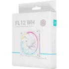 Вентилятор для корпуса Deepcool FL12 Wh ARGB 120х120x25 белый 4-pin 32дБ (R-FL12-WHAPN1-G) Ret
