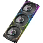 Вентилятор для корпуса PcCooler F3 X120 ARGB 120х120x25 черный 4-pin 28.4дБ (F3X120-BKAC112-GL) Ret