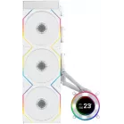 Система водяного охлаждения Lian-Li HydroShift II LCD-C 360TL ARGB Soc-AM5/AM4/1700/1851 белый 4-pin 33dB Al+Cu LCD Ret (G89.GHS2LCD36TW.R0)