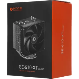 Устройство охлаждения(кулер) ID-Cooling SE-610-XT Basic Soc-AM5/AM4/1200/1700/1851 серебристый/черный 4-pin 29.85dB Al+Cu 250W 900gr Ret