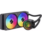 Система водяного охлаждения Bloody LC-10 ARGB Soc-AM5/AM4/1200/1700/1851 черный 4-pin 20-35dB Al+Cu 260W Ret (LC-10-ARGB240-BK)
