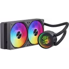 Система водяного охлаждения Bloody LC-10 ARGB Soc-AM5/AM4/1200/1700/1851 черный 4-pin 20-35dB Al+Cu 260W Ret (LC-10-ARGB240-BK)